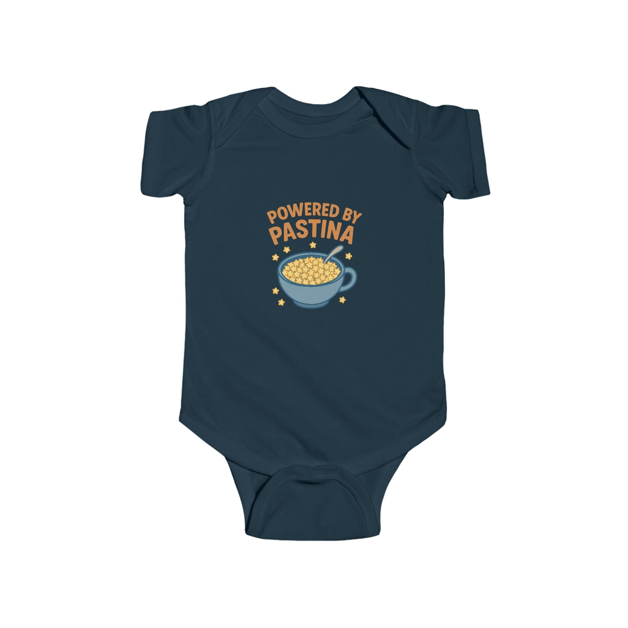 Powered by Pastina Baby Bodysuit, Short Sleeve Infant Outfit